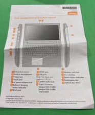 Lenovo -HF14X000400- Laptop Computer- User Guide Set Up Instructions Information