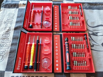 2 x Deyard SG-455 38 in 1 Präzisions-Schraubendreher-Werkzeugset im Koffer 7 Telefon Laptop