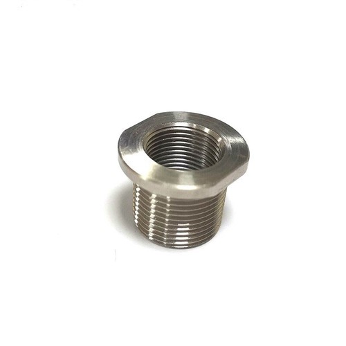 1PC 1/2-28 ID to 5/8-24 OD Threaded Adapter Stainless Steel Fits Oil Filter - Picture 5 of 5