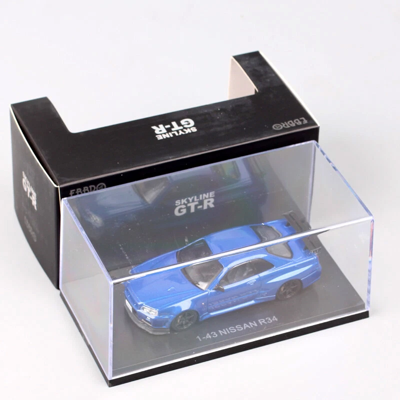 Ebbro 1/43 Scale Nissan GTR R34 R35 Skyline GT-R Sports Diecast Model Car Toy - Image 3 of 4