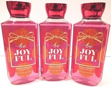3 BATH BODY WORKS BE JOYFUL SHOWER GEL WITH SHEA VITAMIN E 10oz / 295ml NEW