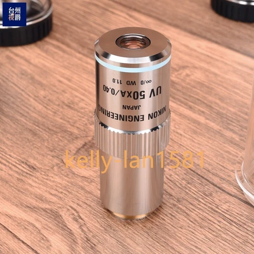 1Pcs Used NIKON ENGINEERING UV 50x A/0.40 UV objective