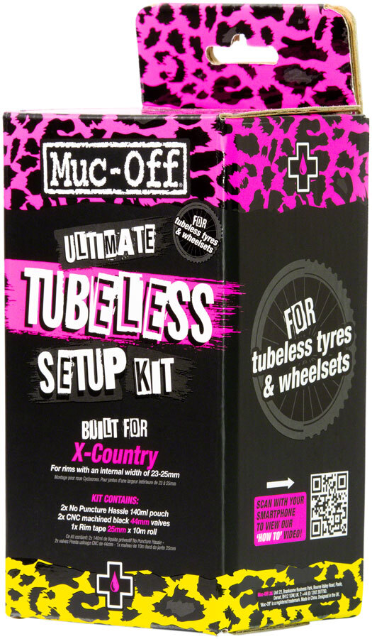 Бескамерный комплект Muc-Off Ultimate - XCГравий лента 25 мм клапаны 44 мм 13290₽