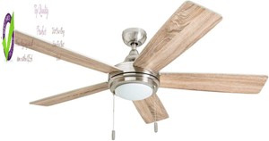 Honeywell 50606 01 Ventnor Farmhouse Ceiling Fan 52 Rustic