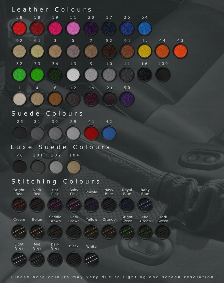 Schwarz Naht Passend für Hummer H3 05-11 Manuell Leder Shift Stiefel Eigener Neu - Bild 3 von 3