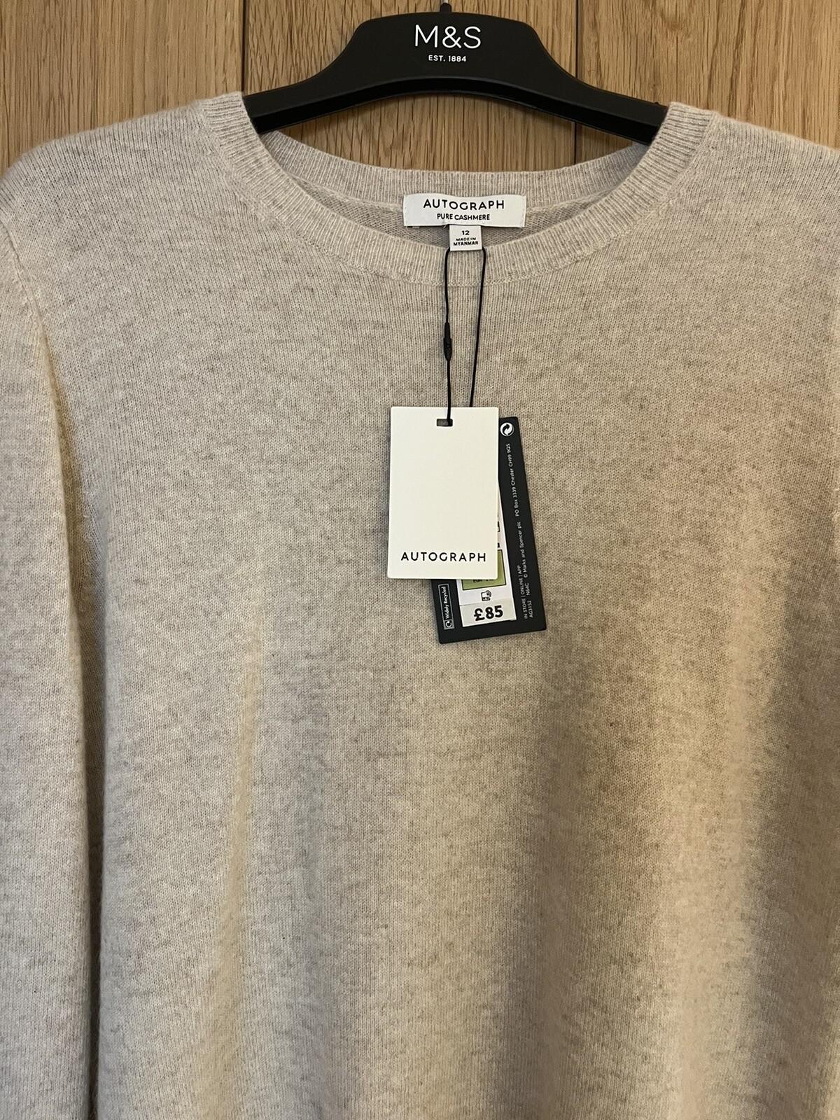 Marks and Spencer Ladies Cashmere jumper Size 12 BNWT eBay