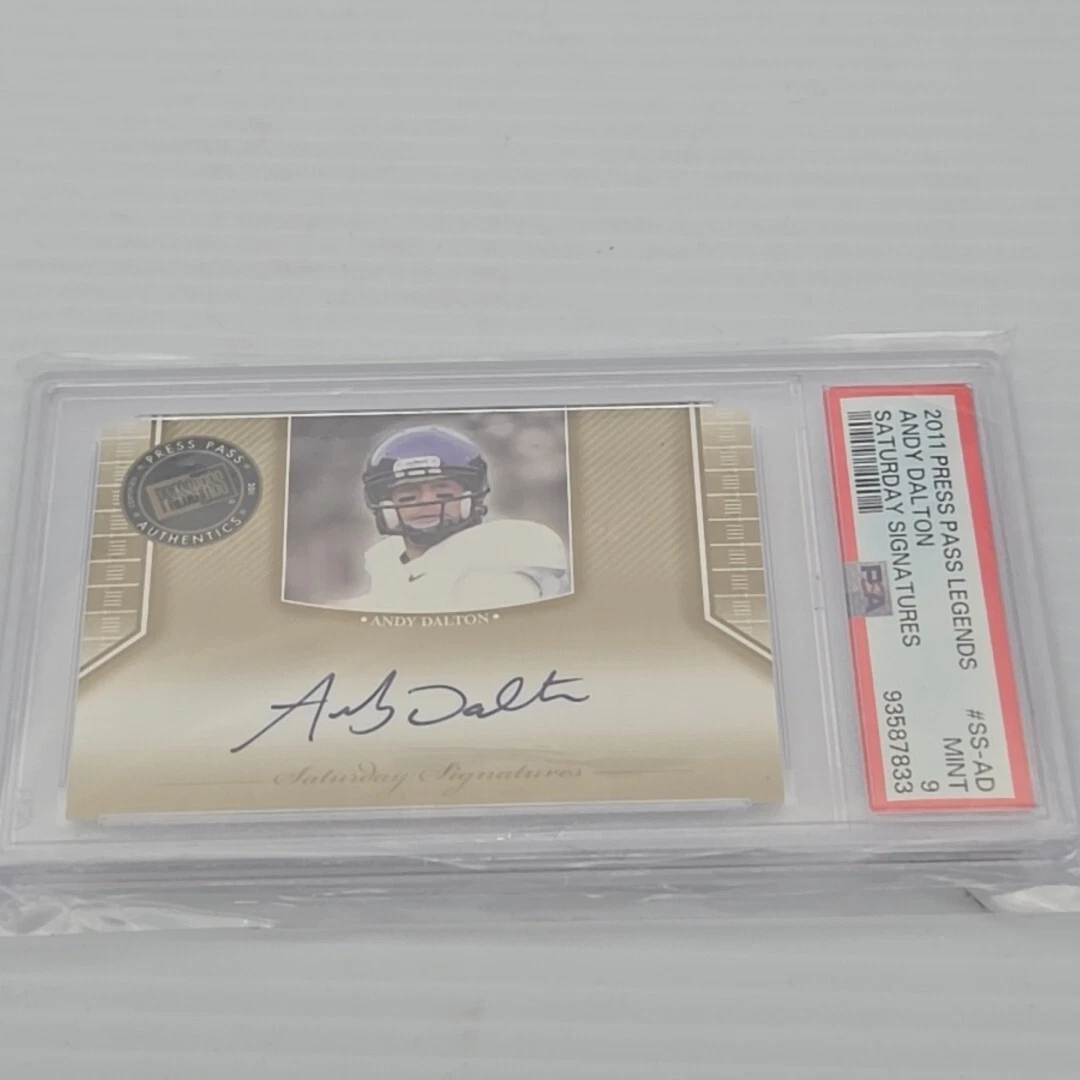 Andy Dalton Press Pass Legends Saturday Signatures #SSAD Base