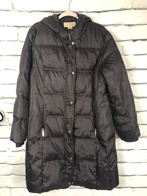 Michael Michael Kors Puffer Down Women's Size XL Brown Zip Up