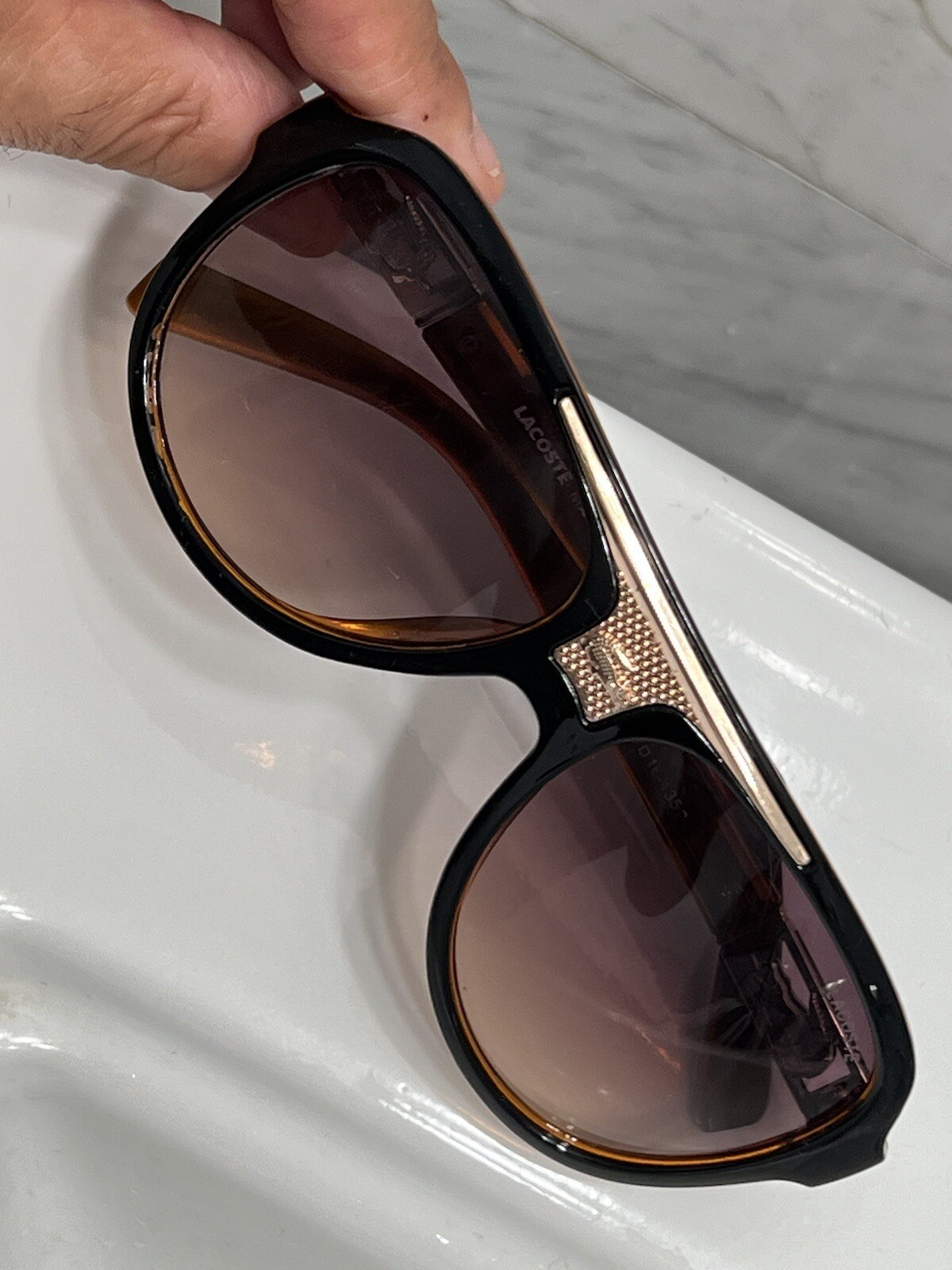 LACOSTE Italy men’s Aviator Sunglasses LA2013 59 [] 1… Gem