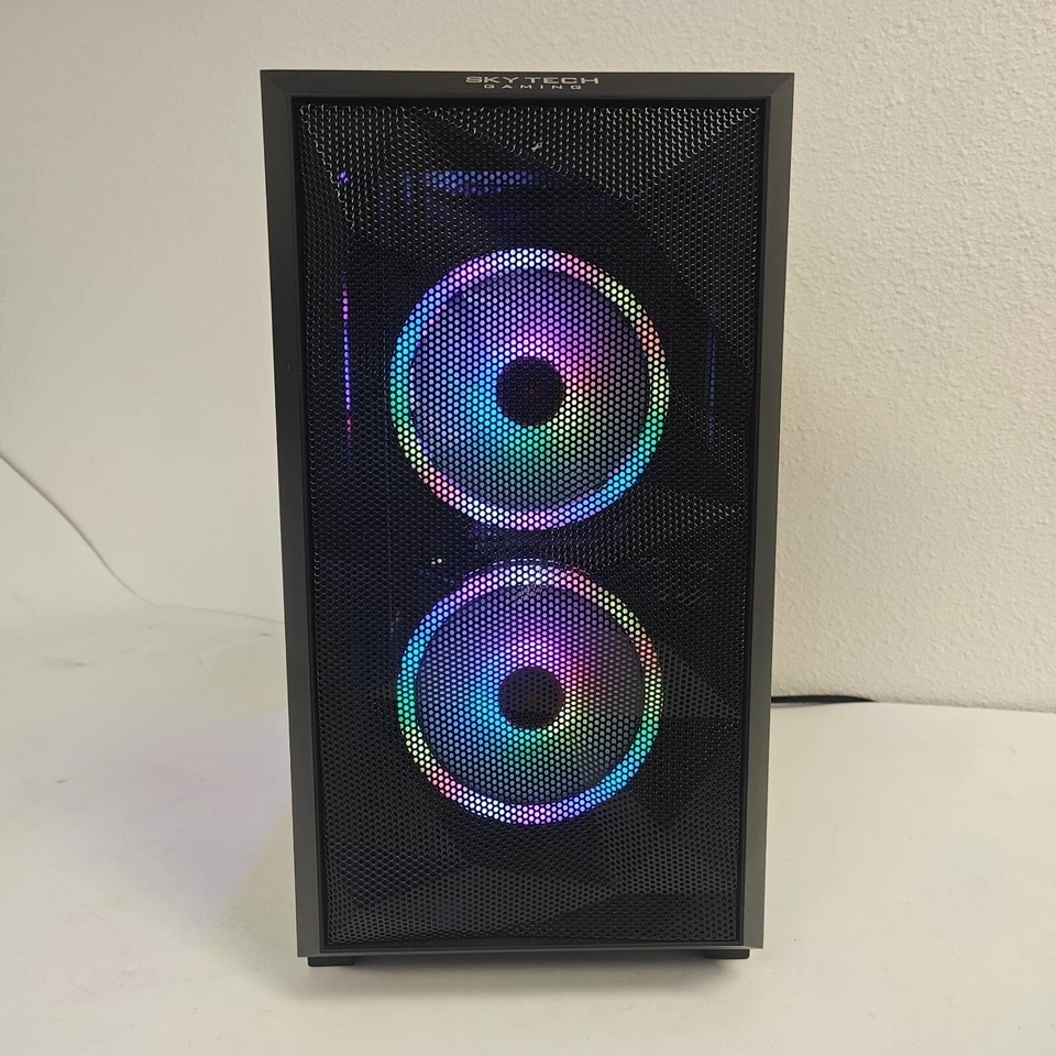 Mini Gaming Desktop Computer PC i7 16GB RAM 256 SSD 1TB HDD ARGB 2GB GPU WIN11 - Image 2 of 4