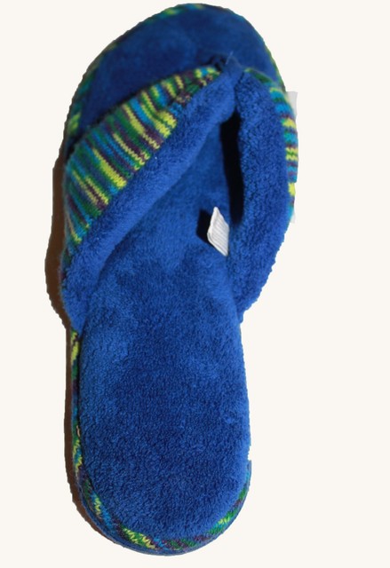 dearfoams thong slippers