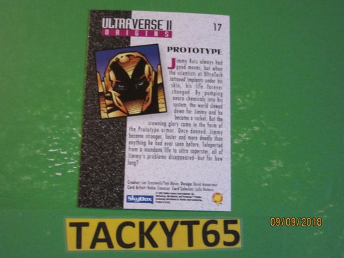 ULTRAVERSE II ORIGINS 1994 SINGLE CARD(S) NEW YOU CHOOSE - Picture 46 of 185