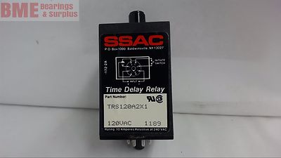 Ssac Time Delay Relay, Trs120A2X1, 120 Vac, 8 Pin