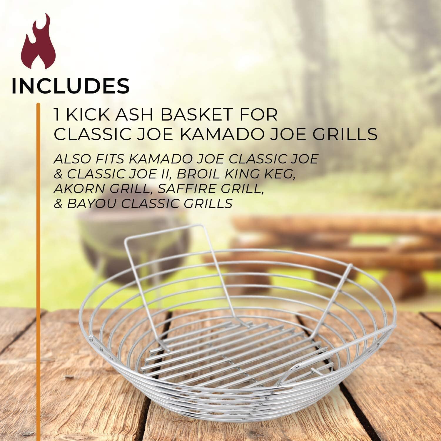 Stainless Steel Charcoal Ash Basket for Kamado Joe Classic Classic
