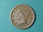 1852-P Large Cent — photo from another recent sale