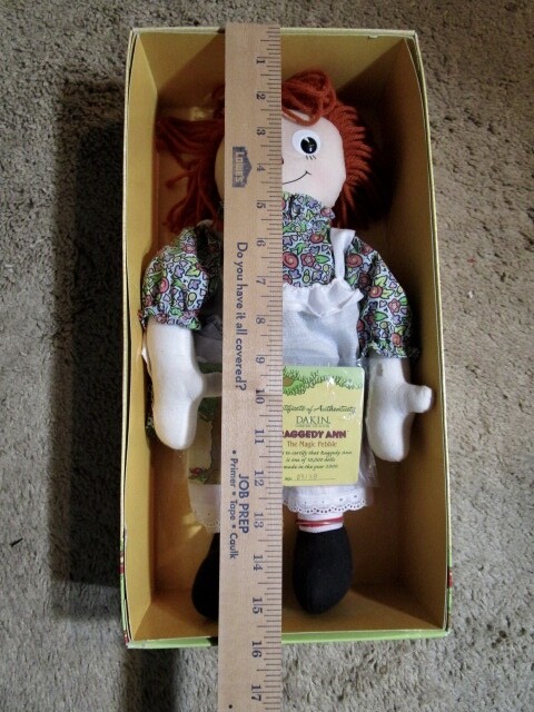 Dakin Book Adventures - Raggedy Ann & The Magic Pebble- Doll With