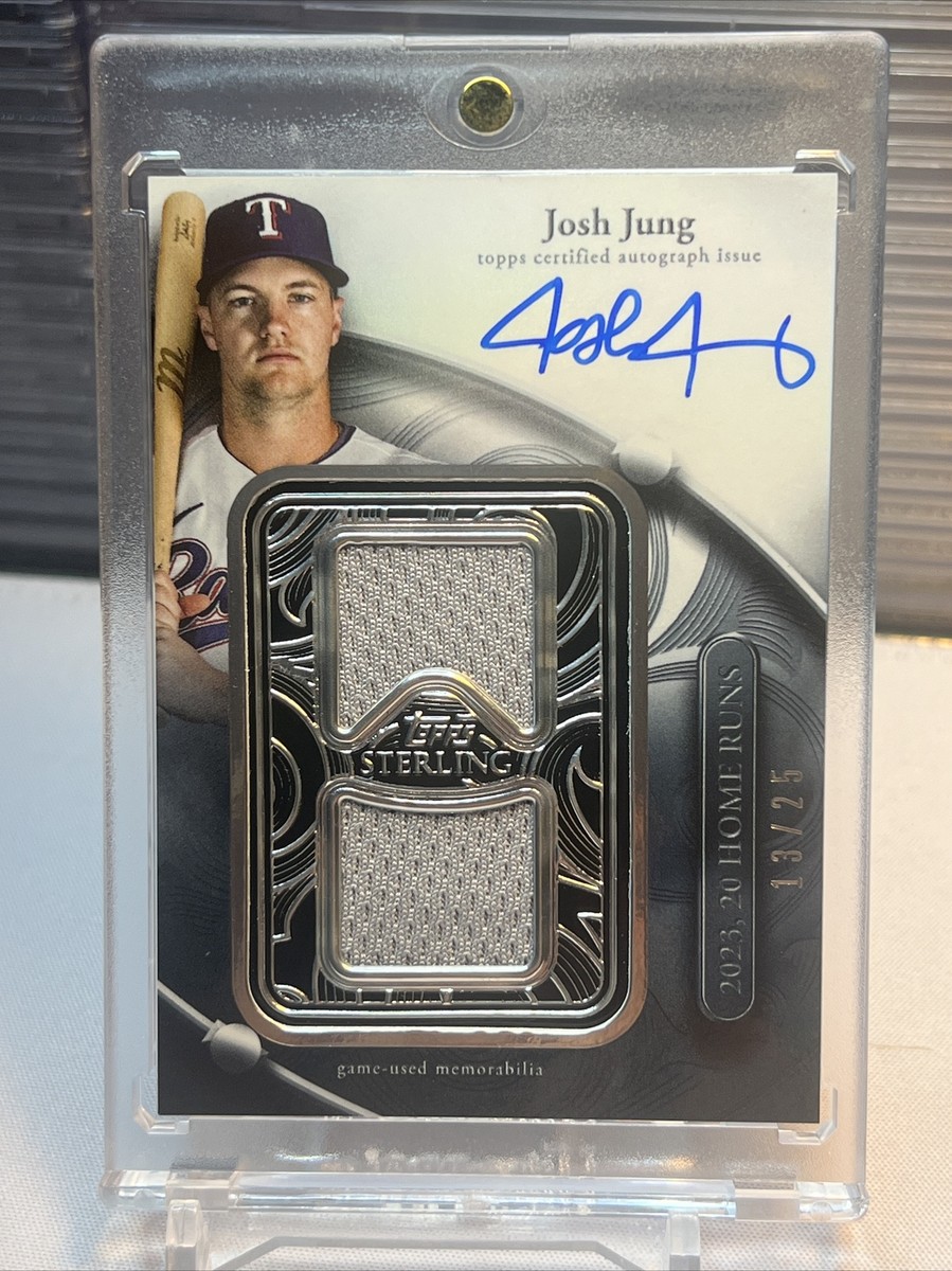 Josh Jung bowman 1st 25枚限定　PSA10 2024 Topps Sterling Sterling Swings Autograph Relics Josh