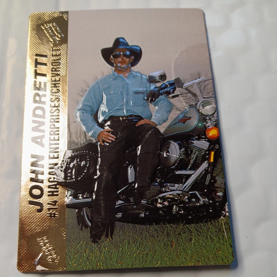 * 1994 Action Packed Race card #51 John Andretti Rookie - Image 3 of 4