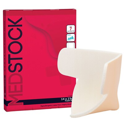 #ad MEDSTOCK Foam Non Adhesive Heel Dressing 5.5quot; x 9quot; Box of 5 $39.90