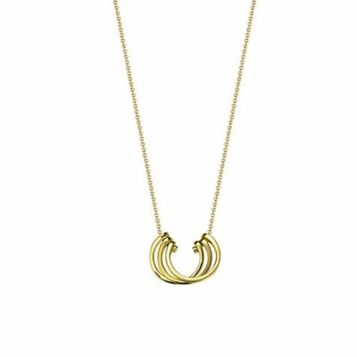 Joop Damen Kette Halskette Edelstahl Gold Stripes JPNL00001B420