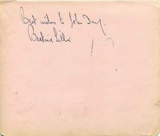 Beatrice Lillie autograph ACTRESS signed album page