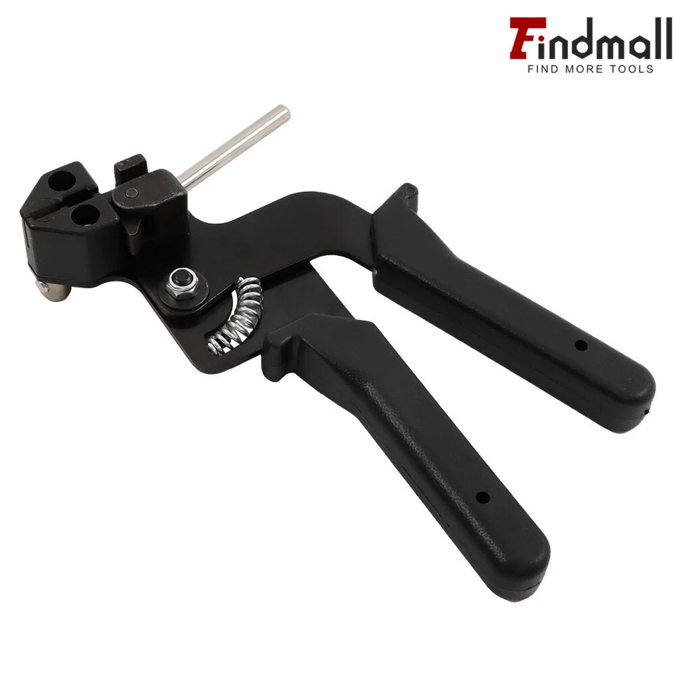 New Steel Cable Tie Gun Heavy Duty Stainless Auto Tightener Tensioner Cutter - image 3 of 4