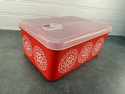 PT New Pioneer Woman 68oz Rectangle Plastic Container With Steam Release Vent