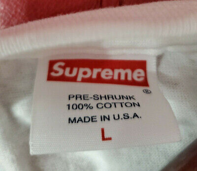 SUPREME 10th Anniversary Kate Moss T-shirt WHITE Size:L New SUPREME 10th Anniversary Kate Moss T-shirt WHITE Size:L New