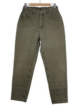 Lee Riveted 90s retro high waist tapered leg denim mom jeans USA made 28 x 28