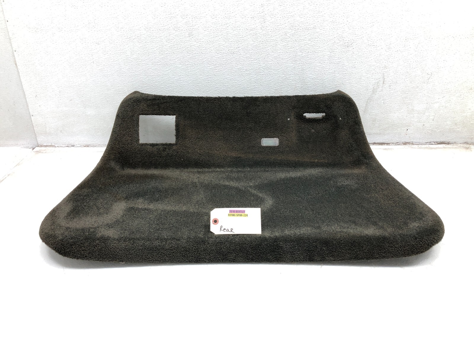 2014-2018 BENTLEY FLYING SPUR REAR TRUNK LID CARPET TRIM COVER OEM #NOTES.