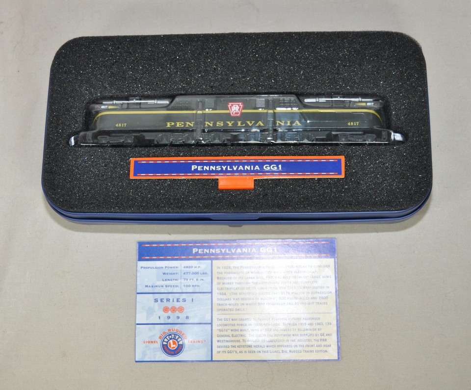 Lionel Classic Pennsylvania GG1 1998 Series 1 Collectible Train w/ Tin