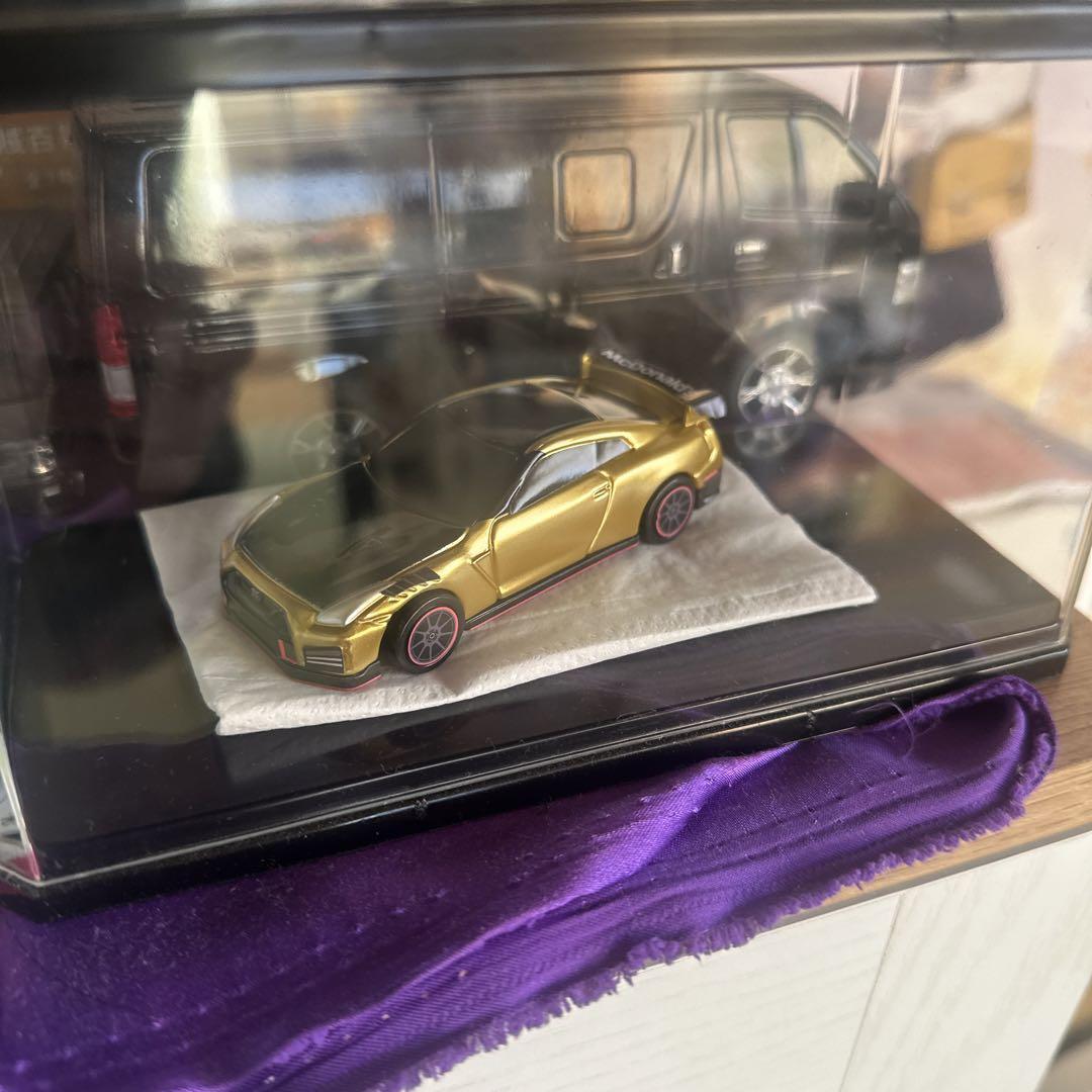 GT-R 3.8 NISMO Mini Car in Vibrant #f3fd41 Color Sample