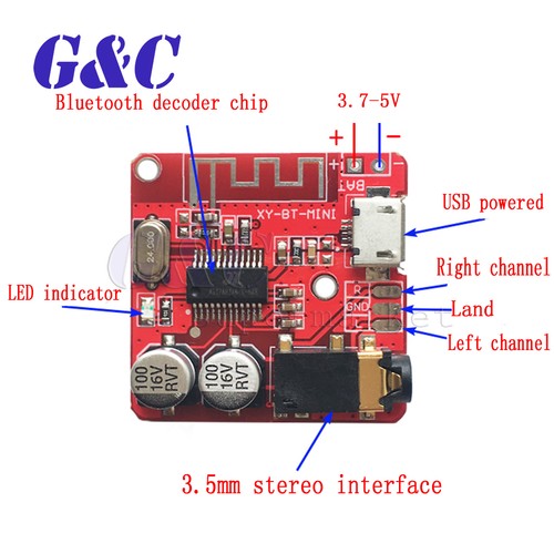 NEW Mini Bluetooth Decoder Board MP3 lossless Amplifier Bluetooth 4.1/4.2 Module - Picture 13 of 21
