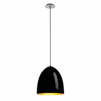 Slv 133060 Para Cone 30 Pendelleuchte E27 Rund Schwarz/Gold