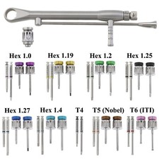 Universal Implant Driver Hex 1.2 3I Zimmer Astra Nobel Straumann Ratchet Osstem