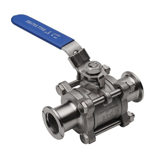 Valvola a sfera in acciaio inox 3/4 pollici DN20 con leva manuale