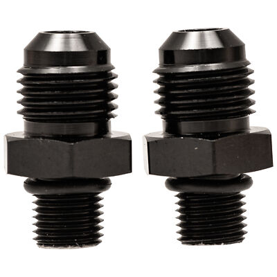 2pcs 6 AN Male Flare to M10 x 1.5mm Male Metric Fitting Adapter Hot.