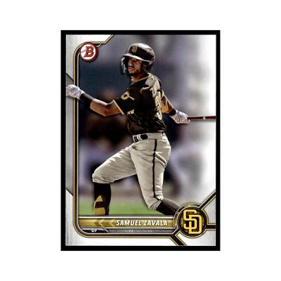Samuel Zavala 2022 Bowman Draft #BD-98 San Diego Padres Baseball Card NM