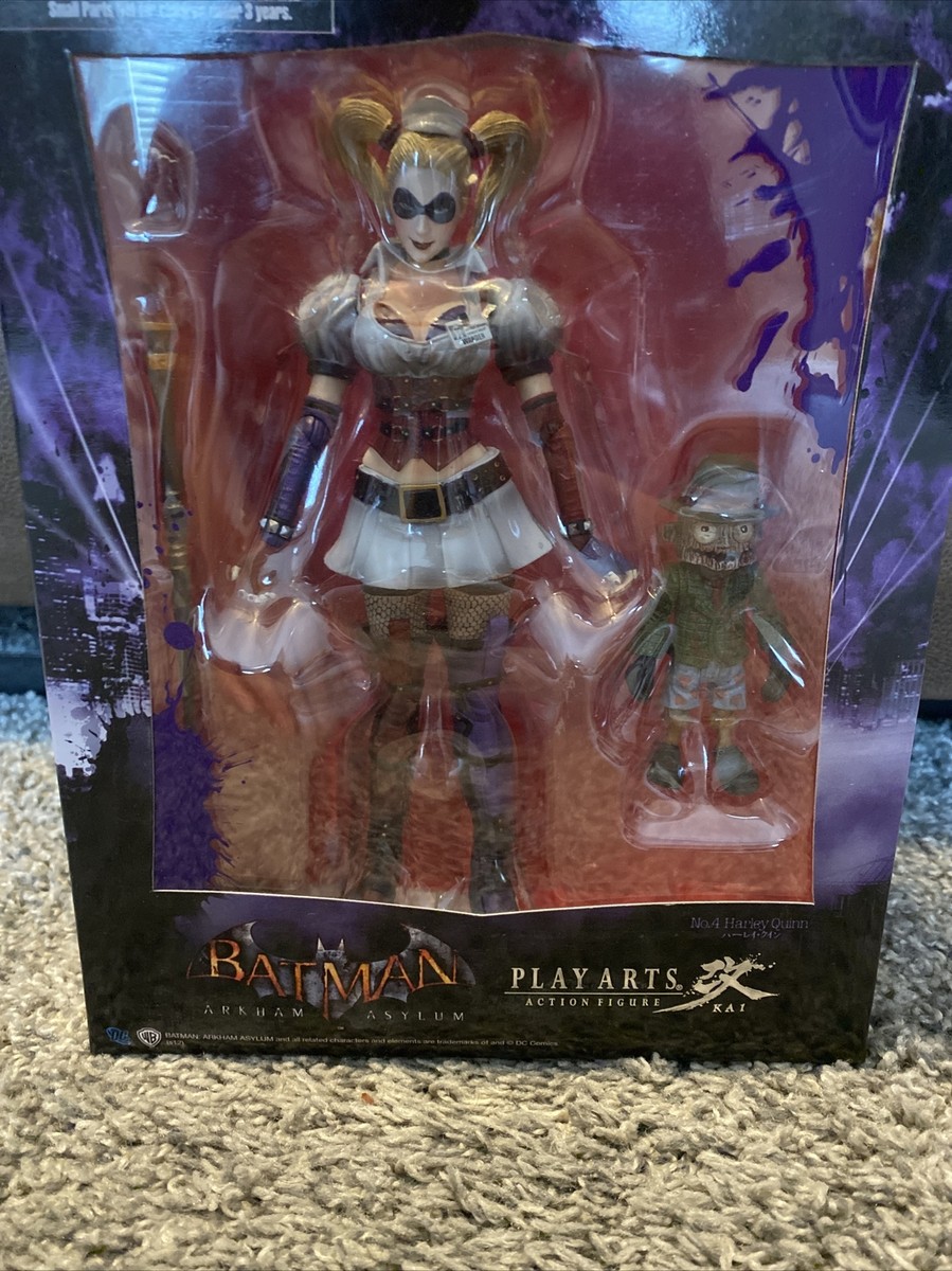 2012 Square Enix Play Arts Kai Batman Arkham Asylum HARLEY QUINN