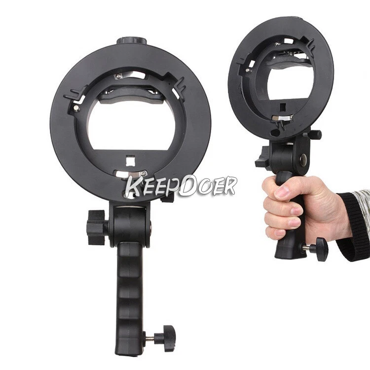 Soporte de luz de flash Speedlight Soporte Soporte paraguas Softbox Portabrocas Foto 2 de 4