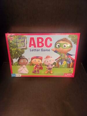 SUPER WHY ABC Letter Game NEW PBS Kids University Games Learning
