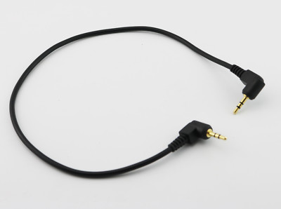 10pcs Gold 2.5mm Male Right Angle to Right Angle TRS Stereo Adapter Audio Cable