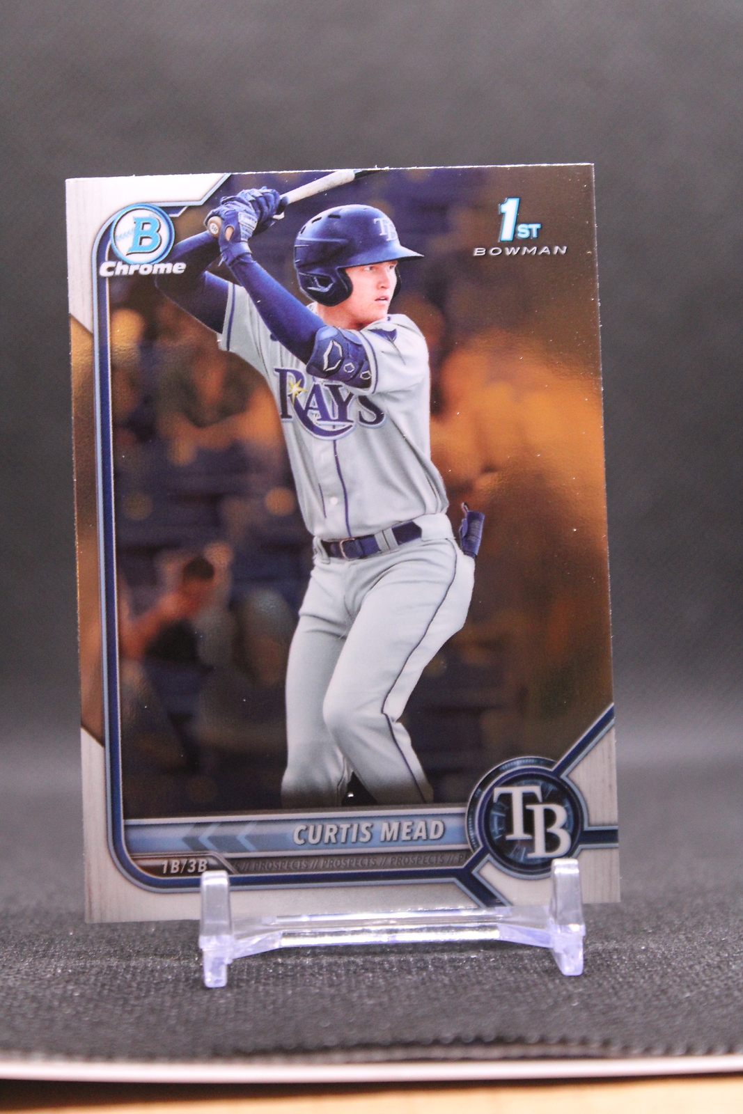 Curtis Mead #BCP-10 2022 Bowman Chrome Prospects Tampa Bay Rays