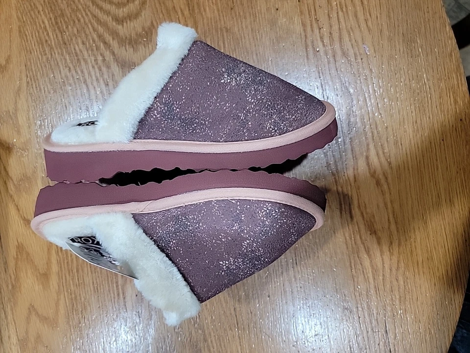 NUEVO EN CAJA Zapatillas Roxy Lanikai con suela Blanco Imitación Gamuza Superior Borgoña talla 8 Foto 4 de 4