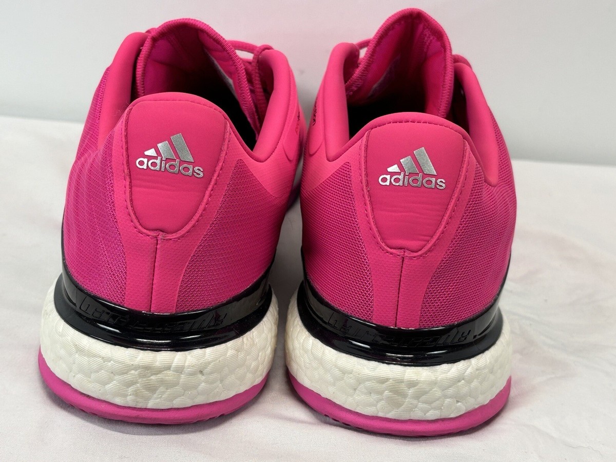 Adidas Barricade 2018 Boost Tennis Shoes AH2093 Shock Pink RARE Sz