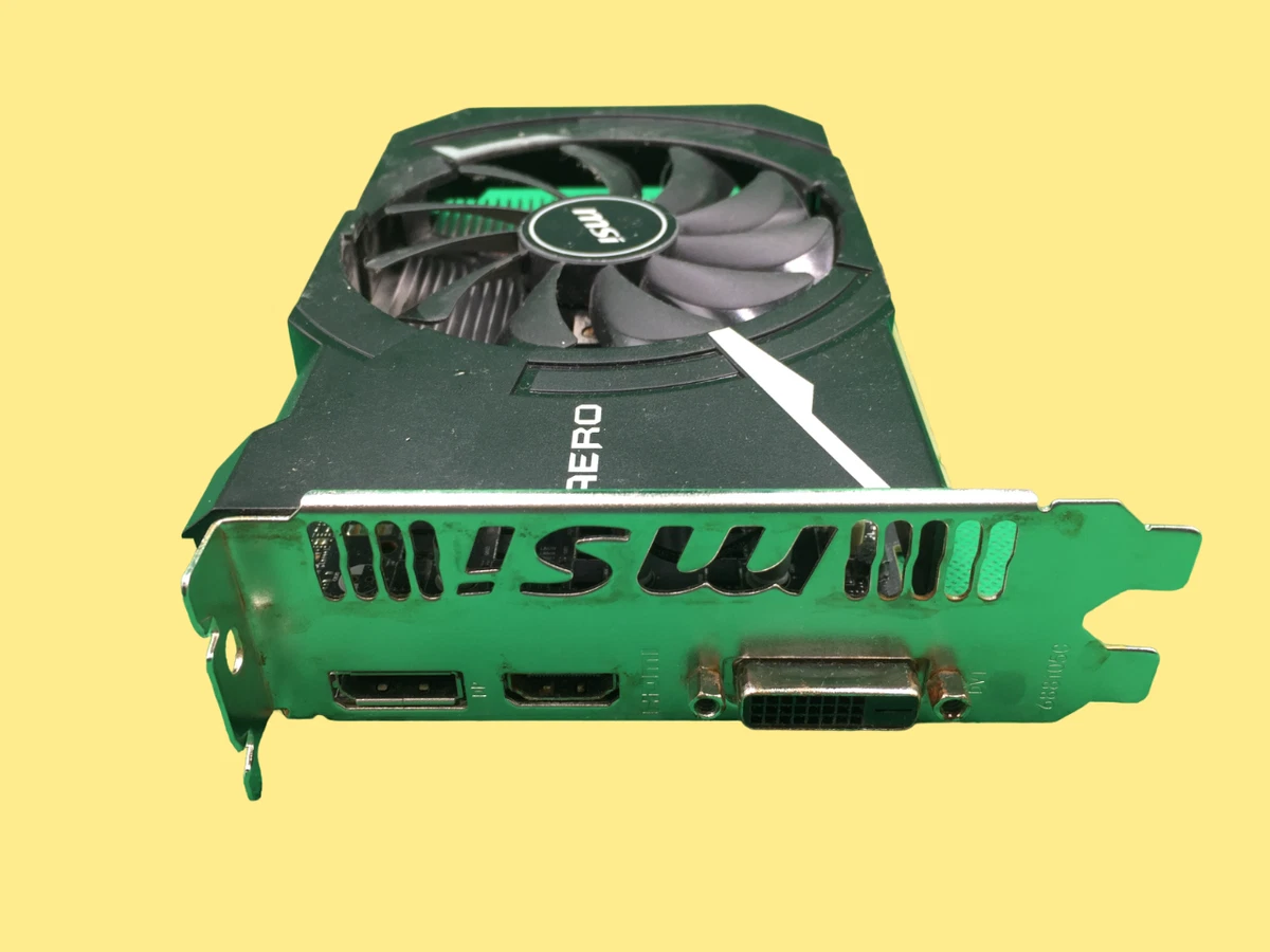 MSI NVIDIA GeForce GTX 1050 Ti AERO ITX 4G OC 4GB GDDR5 USED
