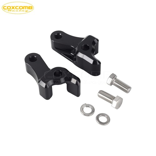 Rear Shock Adjustable 1'' Lowering Bracket Drop Kit For Harley Road Glide FLHR - Picture 3 of 7