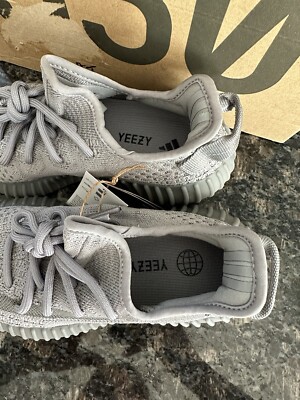 Yeezy Boost 350 V2 Grey NWT Shop Grey Mens adidas Yeezy Boost 350 V2 Lace Up Sneakers  main image 3