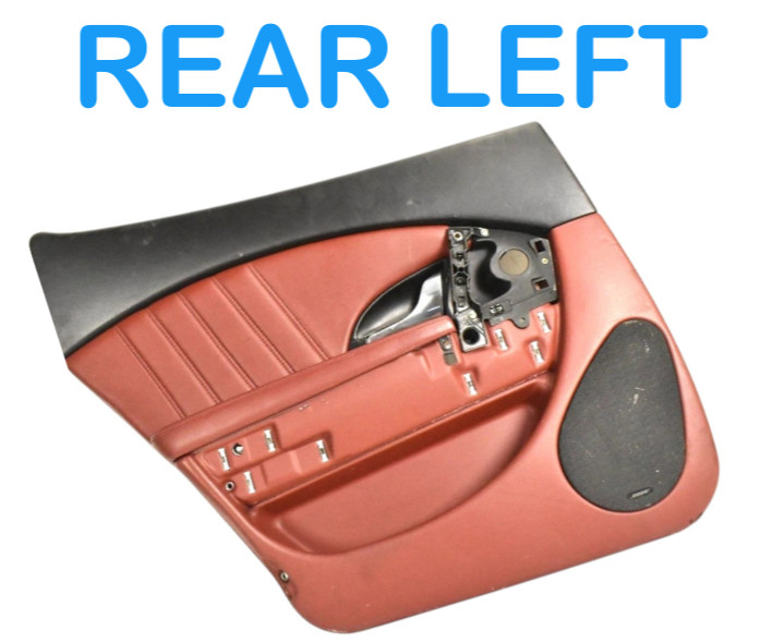 03-13 Maserati Quattroporte M139 Rear Left Door Interior Trim Panel 66939800 OEM