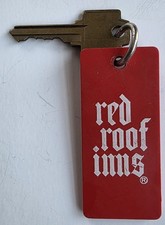 Red Roof Inns Sleep Cheap  Hotel Motel Fob & Key #235